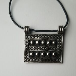 Rectangular Geometric Pendant
